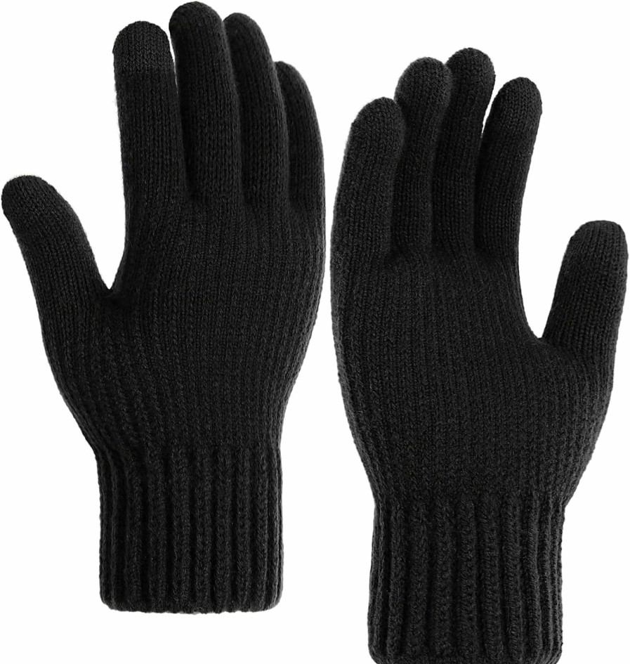 Ymomode Ymomode Winter Gloves For Men - Women Upgraded Touch Screen Cold Weather Thermal Warm Knit Glove New