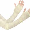 uxcell Uxcell Women'S Outdoor Long Gloves Soft Sun Block Fingerless Arm Sleeves Hot