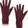 Dsane Dsane Womens Gloves Winter Touch Screen Texting Phone Windproof Gloves For Women Fleece Lined Thick Warm Gloves Wholesale