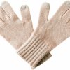 EURKEA Eurkea Women'S Screen Touch 100% Cashmere Gloves With Gift Box For Winter Best