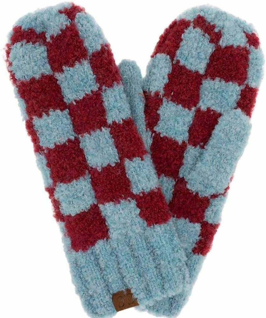 C.C C.C Winter Warm Eco-Friendly Recycled Yarn Mittens New