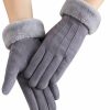 Muryobao Muryobao Women Winter Warm Touch Screen Soft Windproof Lined Thick Gloves For Snow Skiing In Clod Weather New