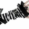 XCJIKUKE Xcjikuke Gothic Women Arm Sleeves Fingerless Gloves Halloween Grunge Arm Warmers Wholesale