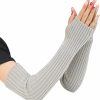 SUNTRADE Suntrade Women Girls Knit Soft Stretchy Fingerless Gloves Arm Warmers Long Gloves New