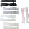 Leadigol Leadigol 5 Pairs Lace Arm Sleeve, Women Arm Sleeves Long Driving Lace Gloves Sun Protection Uv Protection Fingerless Arm Sleeve For Women Outdoor Hot