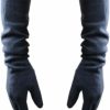 QIN-FE Women Cashmere Wool Gloves Stretchy 20-Inch Winter Warm Opera Driving Long Finger Gloves Clearance