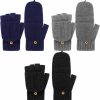 Amazon 3 Pairs Winter Knitted Convertible Fingerless Gloves Knit Flip Fingerless Gloves With Fingers Gloves With Cover For Women Men Online