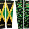 EVERYTHING CROPOVER Everything Cropover Caribbean Flag Arm Sleeves For Carnival J'Ouvert Basketball Men Women Uv Protection Compression | 1 Pair Wholesale