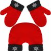 GALPADA Galpada Christmas Gloves 3Pcs Couples Mittens Couple Hand Holding Mitten Couple Glove Winter Glove Red Mittens Wholesale