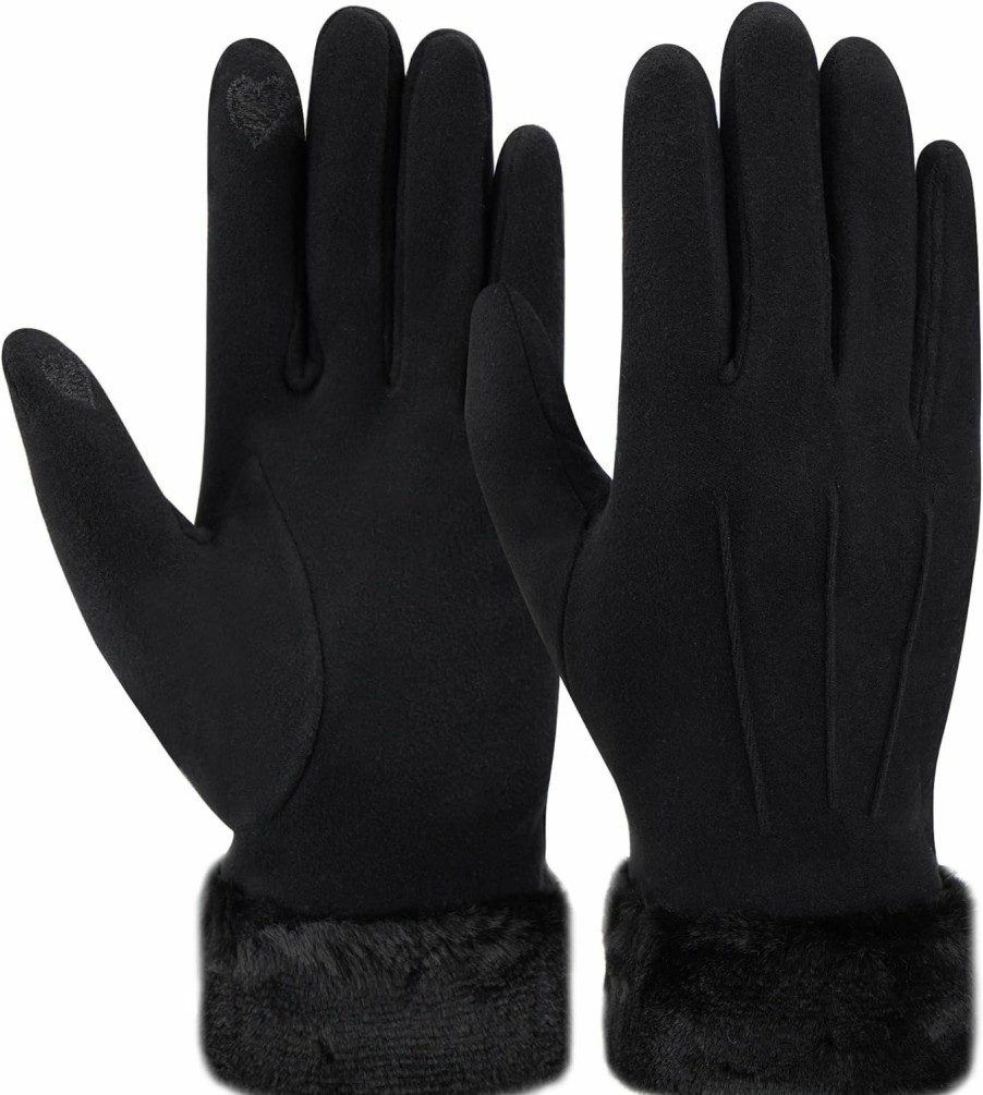 ZASFOU Zasfou Womens Winter Touchscreen Gloves Warm Cashmere Gloves With Fleece Lined For Cold Weather Christmas Gifts For Women Wholesale