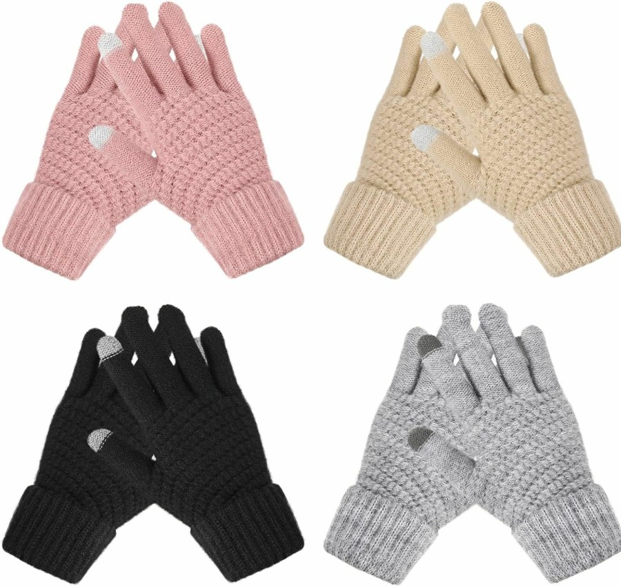 Premillow Premillow Winter Gloves Womens - Touchscreen Gloves For Women, Warm Gloves With Elastic Cuff Knit Gloves For Cold Weather Wholesale