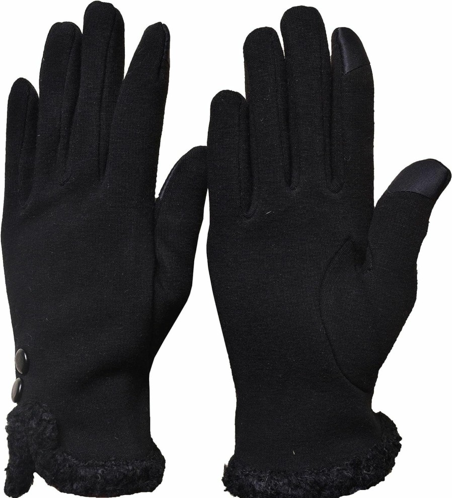 woogwin Woogwin Womens Touch Screen Gloves Texting Winter Warm Fleece Lined Ladies Gloves Hot