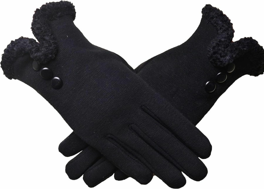 woogwin Woogwin Womens Touch Screen Gloves Texting Winter Warm Fleece Lined Ladies Gloves Hot