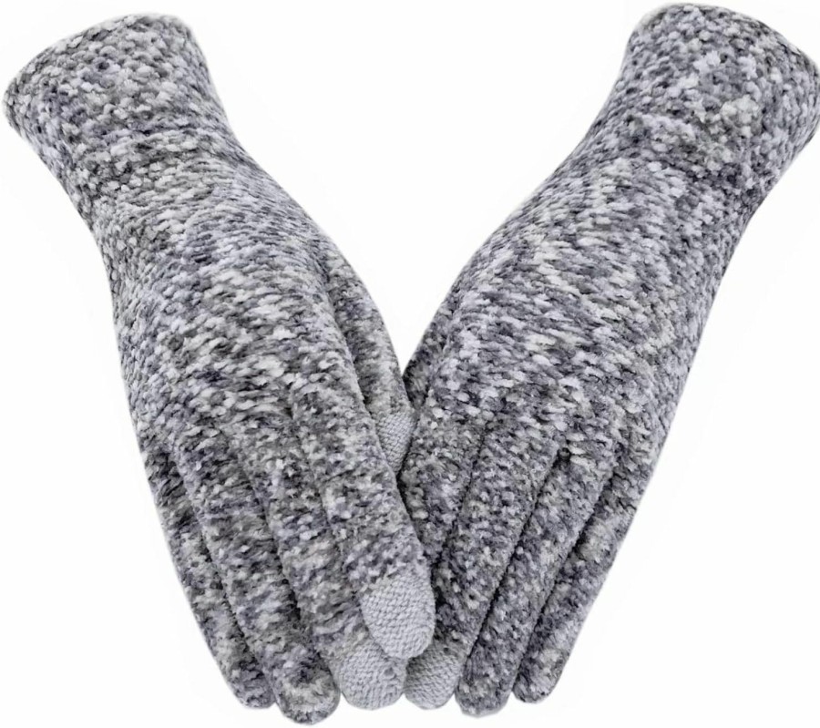 Tomily Tomily Uni Winter Touch Screen Gloves Chenille Knit Texting Thick Gloves For Mens Womens Wholesale