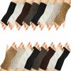 SATINIOR Satinior 8 Pairs Women Knit Winter Fingerless Gloves Crochet Thumbhole Arm Warmer Mittens Online