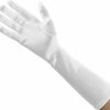 Danielle Women Elegant Elbow Length 15\" Satin Gloves (White) Best