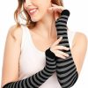 Bienvenu Bienvenu Punk Gothic Rock Long Arm Warmer Fingerless Gloves Clearance