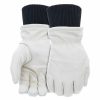 BOSS Boss Durable Cowhide Winter Work Gloves For Women, Aqua Armor, 100G Therm, Keystone Thumb, White, Medium/Large (B98142-Wml) Clearance