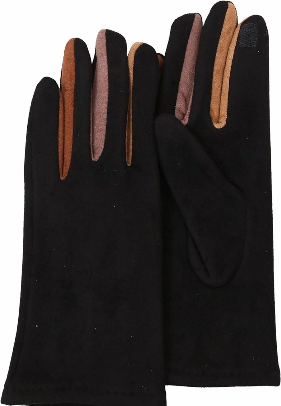 RainCaper Raincaper Black/Multi-Color Neutral Warm Touch Screen Gloves Texting Gloves All-Season Travel Fashion & Dressy Gloves Fit Most Online