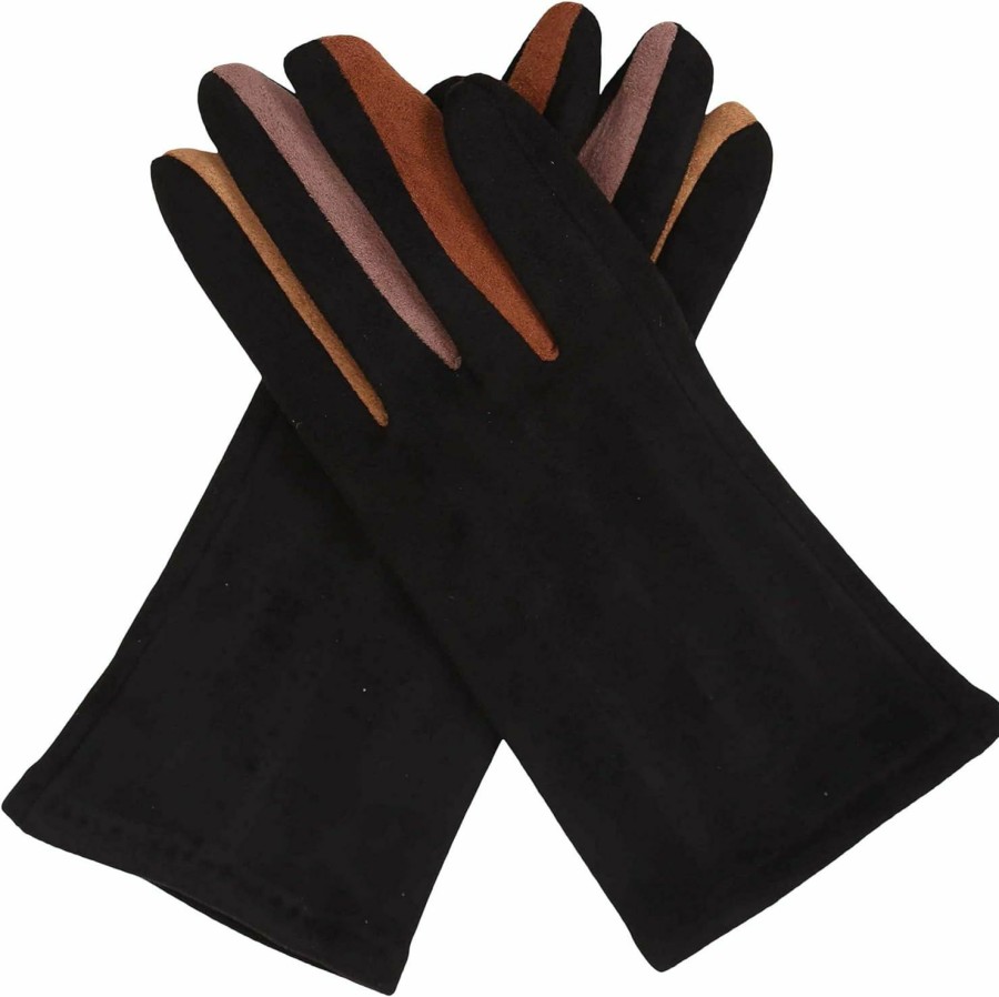 RainCaper Raincaper Black/Multi-Color Neutral Warm Touch Screen Gloves Texting Gloves All-Season Travel Fashion & Dressy Gloves Fit Most Online