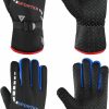 Bencailor 2 Pair Winter Snow Gloves Windproof Skiing Gloves Mittens Thermal Gloves Cold Weather Bike Gloves For Men Cycling Gloves (Red, Blue) Clearance