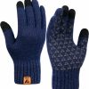 Vgogfly Vgogfly Winter Knit Gloves Warm Full Fingers Men Women With Upgraded Touch Screen - Anti-Slip Glove Fleece Lined Wholesale