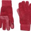 isotoner Isotoner Women'S Solid Chenille Knit Gloves With Smartouch Technology Clearance