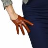 DooWay Dooway Fashion Short Leather Gloves For Women Costume Wet Look Faux Patent Pu Driving Dress Gloves New