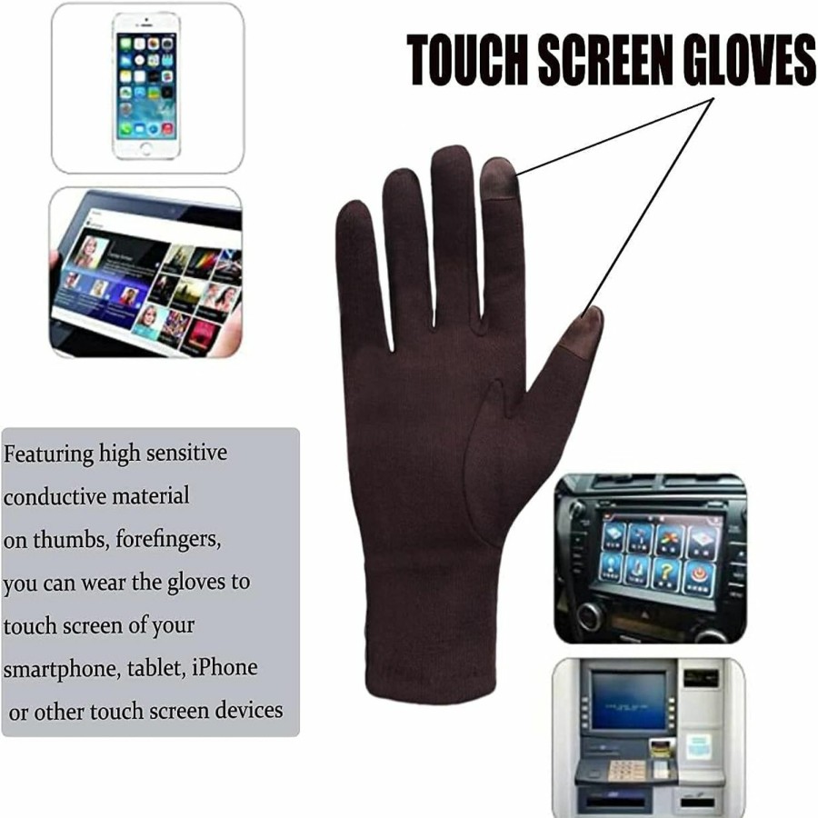 Tomily Tomily Womens Touch Screen Phone Fleece Windproof Gloves Winter Warm Wear Wholesale