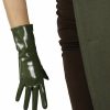 DooWay Dooway Women'S Sexy Leather Gloves 28Cm Middle Length Over Wrist Faux Leather Unlined For Cosplay Dressy Driving Hot