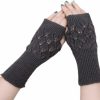 SuraWholesale Surakey Women Arm Warmer Gloves - Wrist Gloves Winter Long Fingerless Gloves Warm Fashion Mitten Knit Crochet Hollow For Girl Wholesale