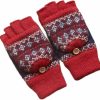 UNICOLD Unicold Winter Knitted Fingerless Gloves Thermal Insulation Warm Thickended Wool Convertible Mittens Flap Cover For Wome Wholesale