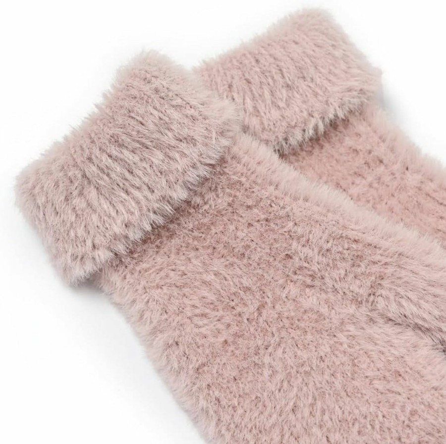 NEWFINE Newfine Women Warm Winter Gloves For Cold Weather - Knit, Fleece Liners, And Touchscreen Typing Furry Wool Clearance