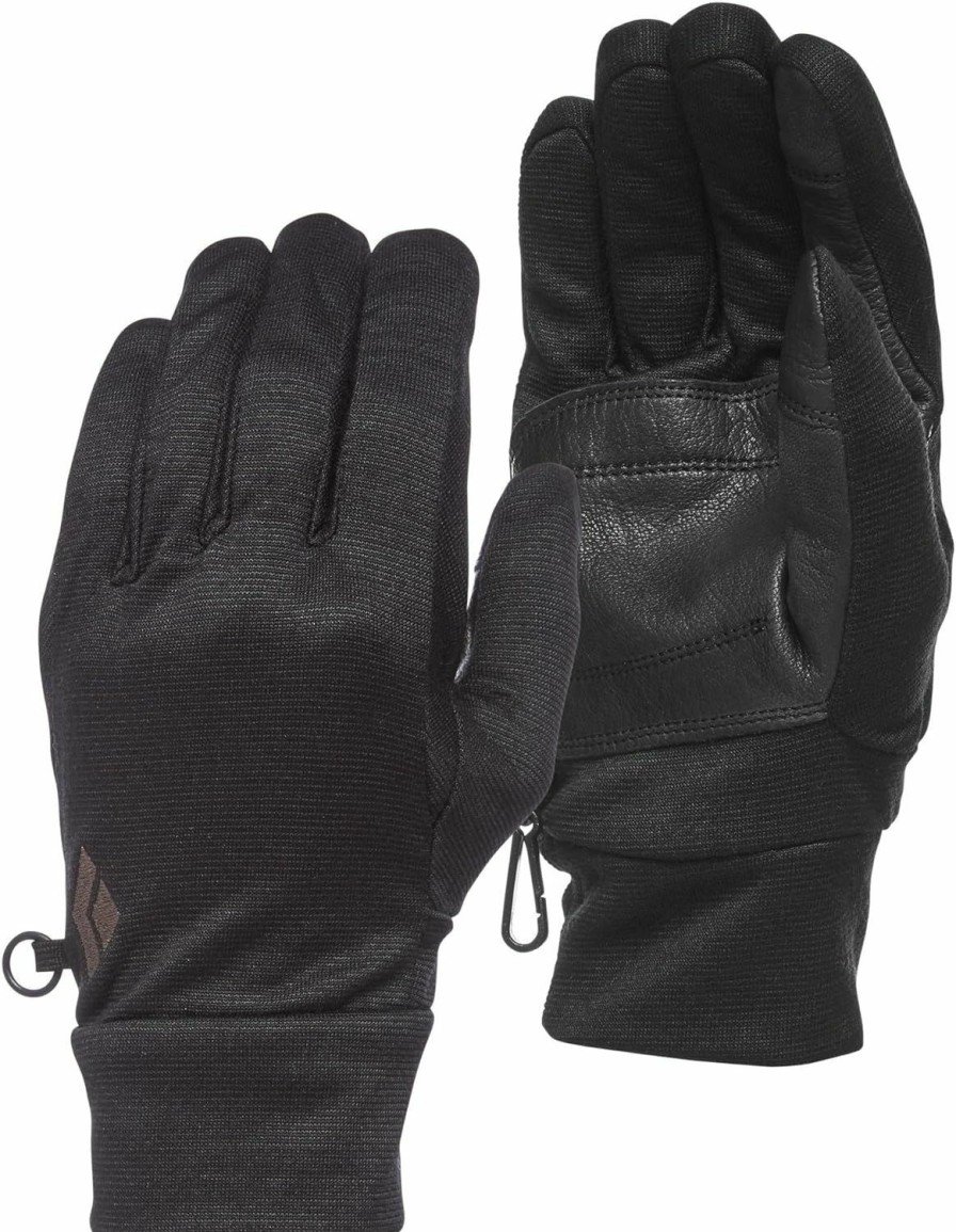 BLACK DIAMOND Black Diamond Equipment Midweight Wooltech Gloves - Anthracite - Extra Small Clearance