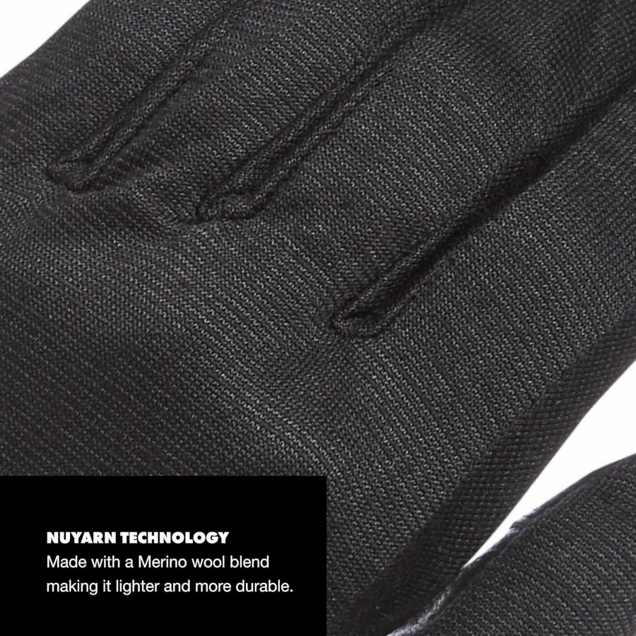 BLACK DIAMOND Black Diamond Equipment Midweight Wooltech Gloves - Anthracite - Extra Small Clearance