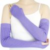 YATANAM Wool Blended Wrist Warmers Warm Fingerless Gloves Knit Soft Arm Warmers Sleeves Typing Mittens For Women Wholesale