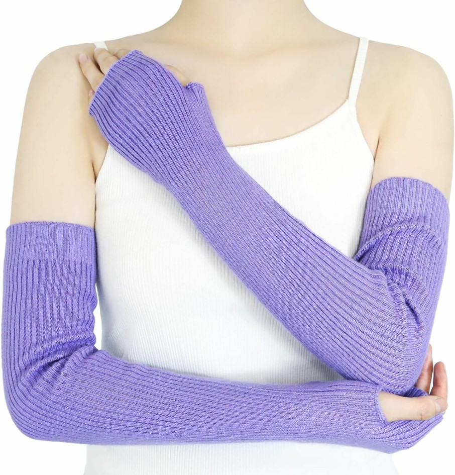 YATANAM Wool Blended Wrist Warmers Warm Fingerless Gloves Knit Soft Arm Warmers Sleeves Typing Mittens For Women Wholesale