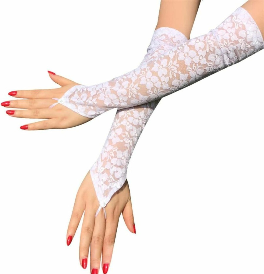 Amazon Many Styles Lace Arm Warmers Lace Gloves For Women Or Girl New