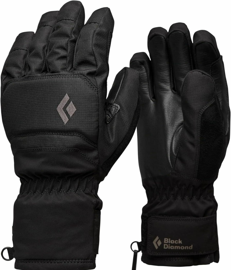 BLACK DIAMOND Black Diamond Equipment Mission Gloves - Black - Medium Clearance