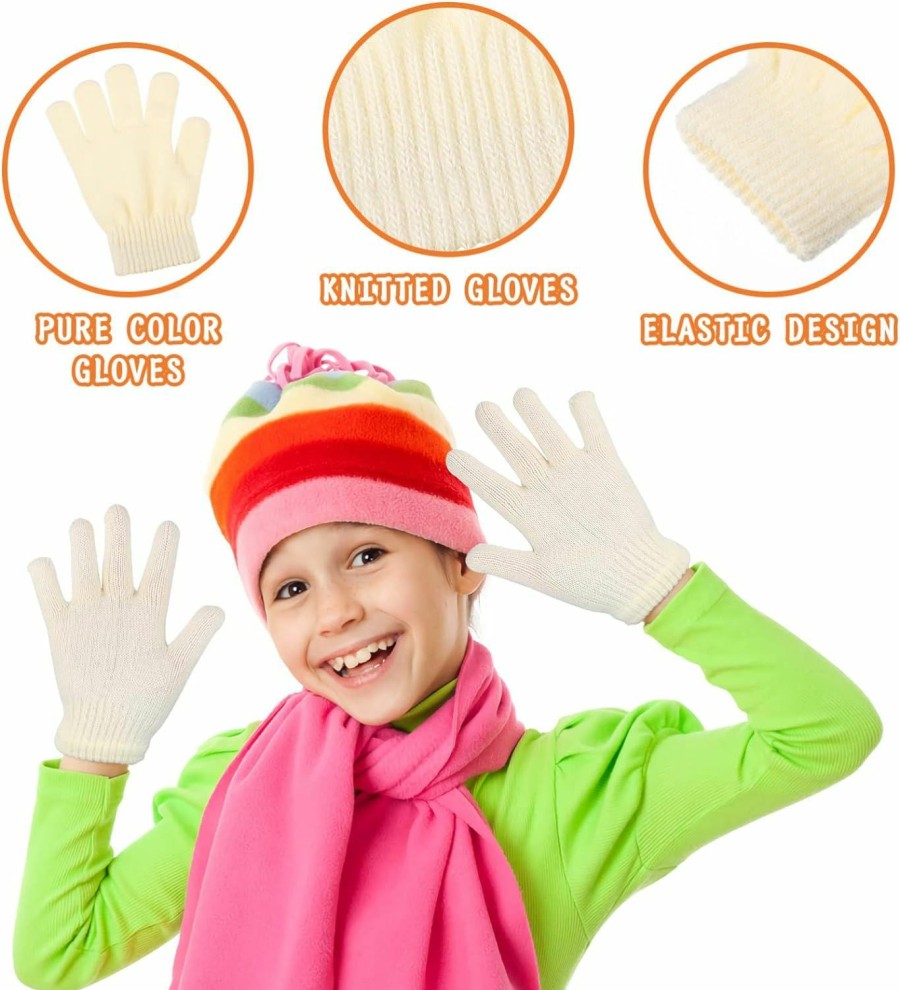 BESPORTBLE Besportble Kids Knit Gloves Children Winter Gloves Warm Gloves Knitted Gloves Thermal Outdoor Gloves For 4-6 Year Olds Kids Hot