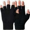 DOVORTEX Dovortex Fingerless Gloves For Men And Women | Winter Knitted Mens Fingerless Gloves Thermal With Soft Lining | Insulated Knit Thermal Fingerless Gloves Men Best