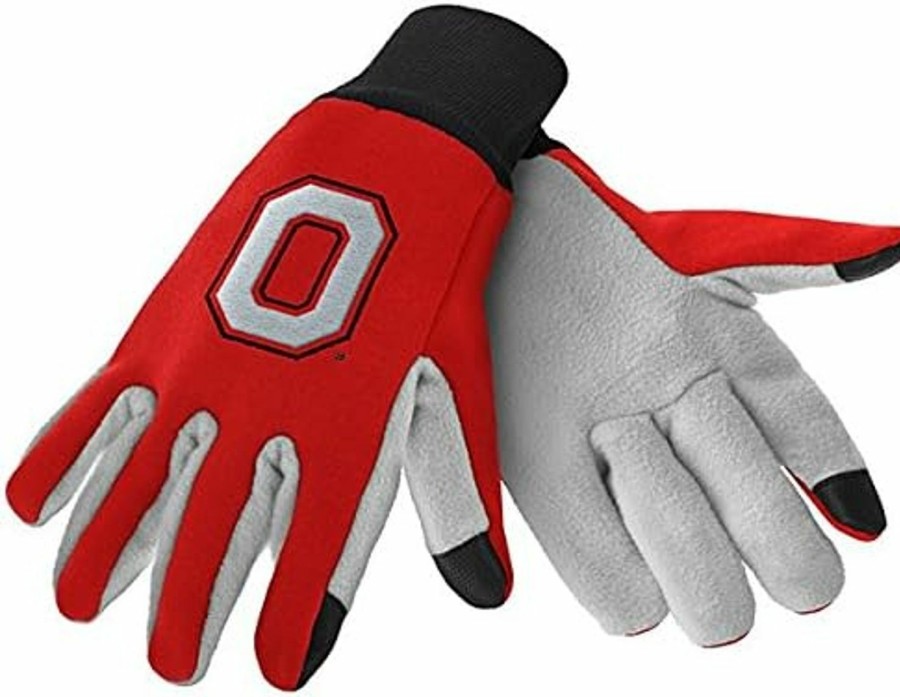 FOCO Forever Collectibles Ohio State Buckeyes Color Texting Gloves Online