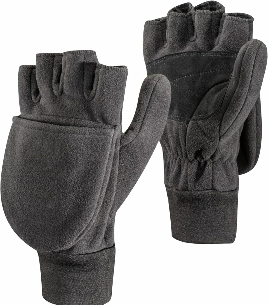 BLACK DIAMOND Black Diamond Equipment Windweight Fleece Mitts - Black - Extra Small Hot