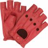 Hombury Mens Leather Driving Gloves Fingerless, Genuine Leather Driving Gloves For Men And Women Clearance