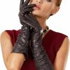 VIKIDEER Luxury Long Leather Gloves Women Plush Lined Touchscreen Warm Soft For Evening Opera Or Daily New