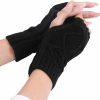 UTTPLL Uttpll Womens Fingerless Gloves Winter Warm Knit Arm Warmers Mittens Soft Hand Crochet Wrist Warmers Thumb Hole Gloves Online