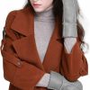 YISEVEN Yiseven Women'S Winter Sheepskin Leather Shearling Mittens Clearance