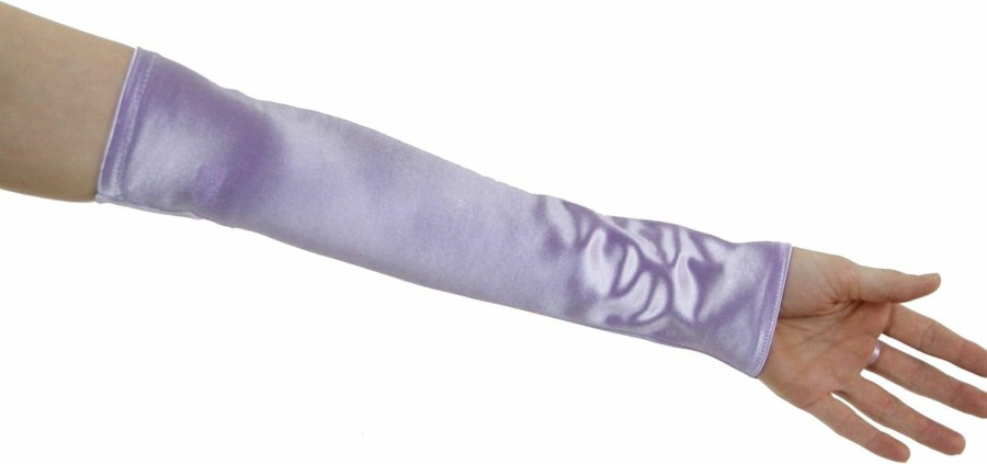 Greatlookz Greatlookz Soft Serenade Elbow Length Fingerless Gloves, Lavender Clearance