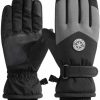 Croogo Croogo Warm Winter Gloves Waterproof Snow Ski Gloves Touchscreen Anti-Slip Thermal Gloves With Wrist Straps For Cold Weather Hot