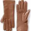 Lands' End Lands' End Women'S Ez Touch Screen Cashmere Lined Leather Gloves Clearance